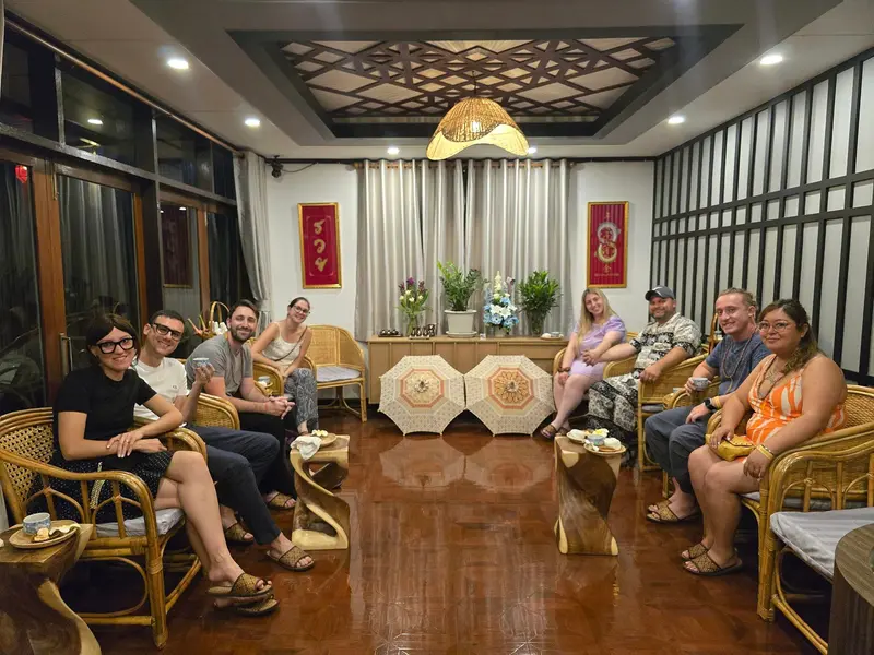 โถงที่นั่งภายในสปา
