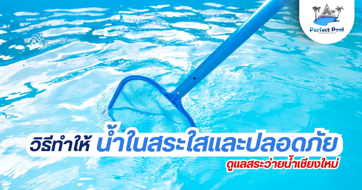 วิธีทำให้น้ำในสระใสและปลอดภัยอยู่เสมอ | ดูแลสระว่ายน้ำเชียงใหม่