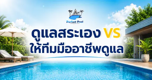 ดูแลสระเอง vs ให้ทีมมืออาชีพดูแล