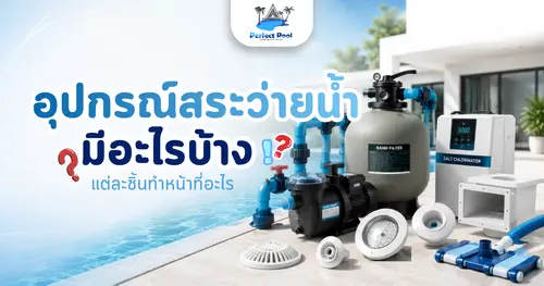 อุปกรณ์สระว่ายน้ำมีอะไรบ้าง และแต่ละชิ้นทำหน้าที่อะไร