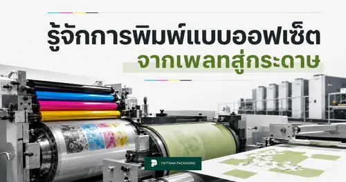 รู้จักการพิมพ์แบบออฟเซ็ตจากเพลทสู่กระดาษ 