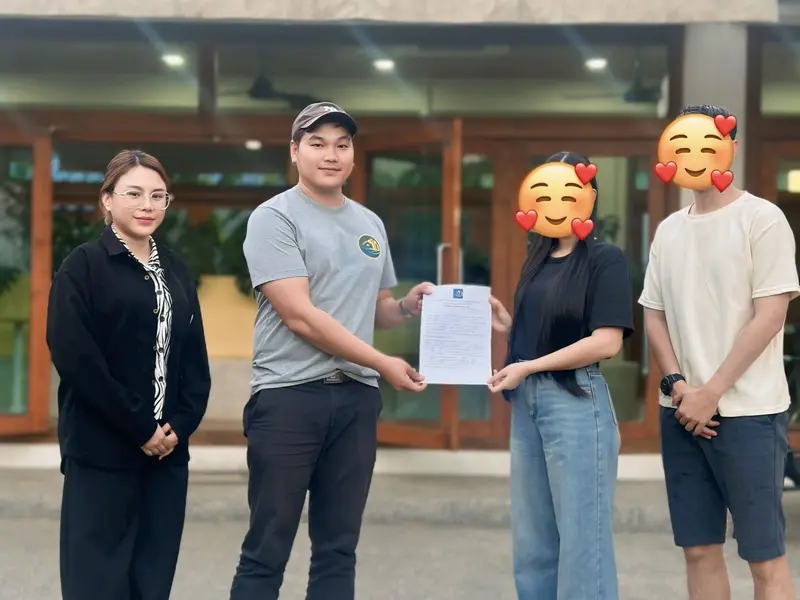 เซ็นสัญญากับลูกค้า