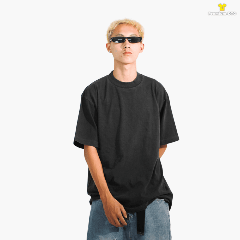 เสื้อ SAVAGE Oversized Vintage สีดำ ทรงโอเวอร์ไซซ์วินเทจ จาก Premium-DTG