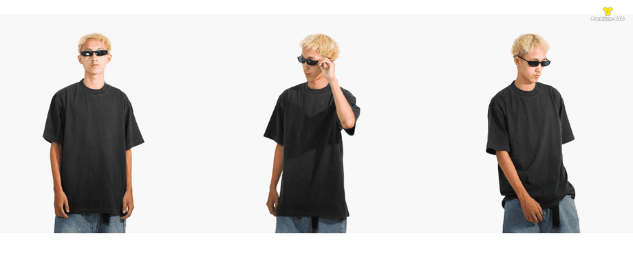 SAVAGE Oversized Vintage สีเฟดดำ จาก Premium-DTG