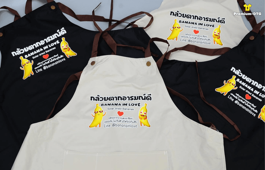 ตัวอย่างงานสกรีนเสื้อ DTF สีสด ติดทน เหมาะสำหรับเสื้อทีมและองค์กร
