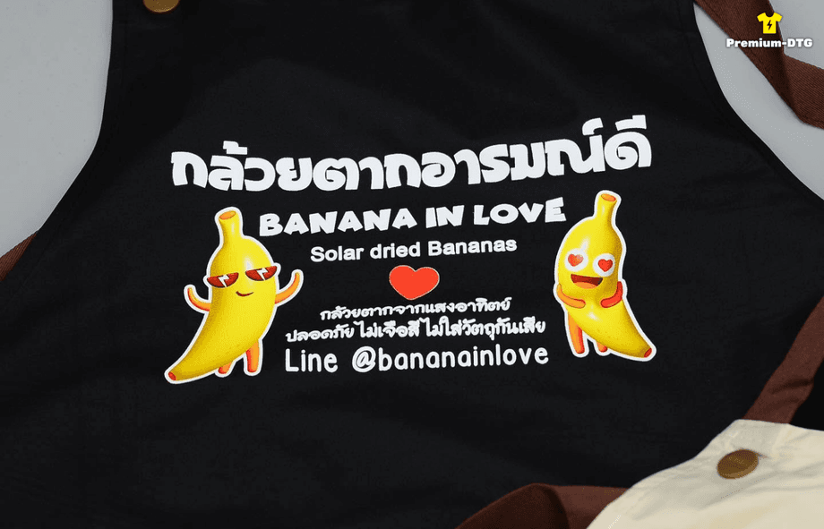 งานสกรีนเสื้อ DTF คุณภาพสูง สีสด ติดทน ผลิตด้วยเครื่อง Cheetah DTF