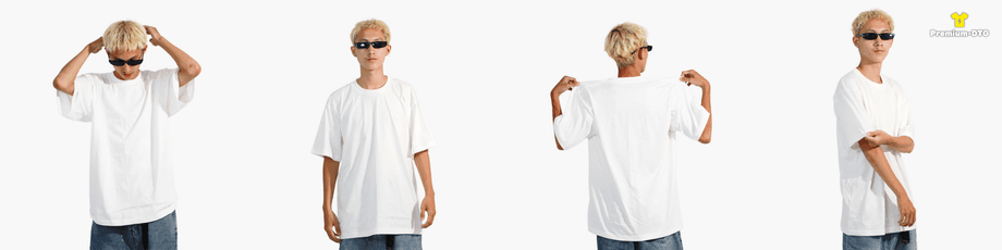 ตัวอย่างเสื้อ COMB20 เสื้อยืดคอตตอน 100% สำหรับงานสกรีนคุณภาพ