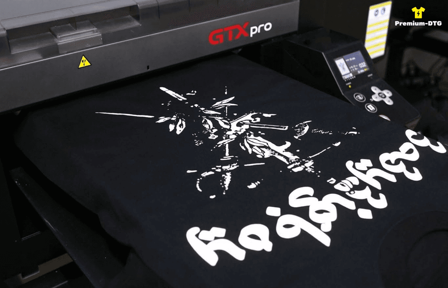 ตัวอย่างเสื้อยืดสกรีน DTG และ DTF รับผลิต 1 ตัว ไม่มีขั้นต่ำ