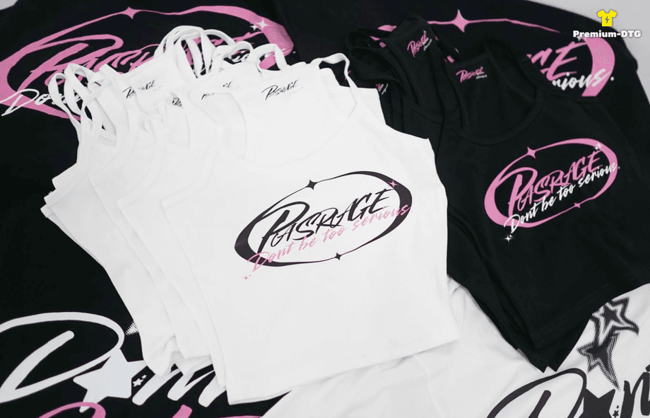 ผลงานสกรีนเสื้อแฟชั่นสำหรับแบรนด์ ด้วยระบบ DTG และ DTF จาก Premium-DTG