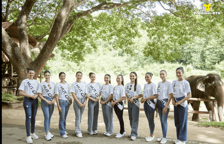 ตัวอย่างเสื้อทีมและเสื้อบริษัทสกรีน DTF และ DTG สำหรับกิจกรรมองค์กร