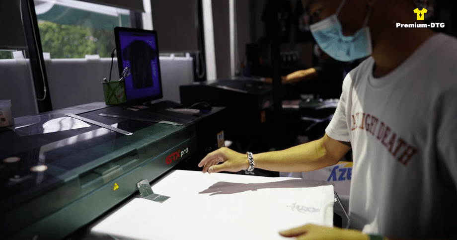 เครื่อง Brother GTX Pro สำหรับพิมพ์เสื้อ DTG คุณภาพสูงในโรงงาน Premium-DTG