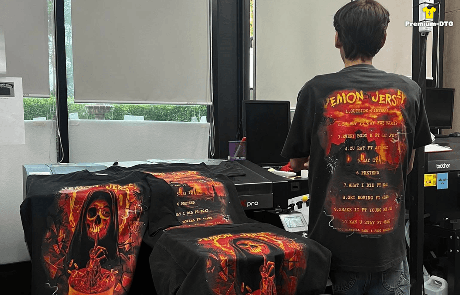 ตัวอย่างผลงานรับผลิตเสื้อแบรนด์ พร้อมงานสกรีนคุณภาพระดับพรีเมียม
