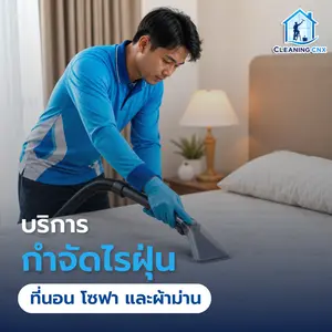 บริการกำจัดไรฝุ่น ที่นอน โซฟา และผ้าม่าน