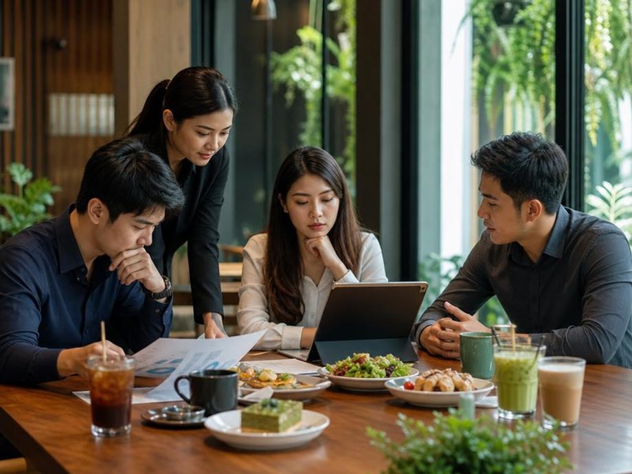 Hakone Cafe Cm. Community Space สำหรับทำงาน ประชุม และรับประทานอาหารญี่ปุ่นฟิวชั่น