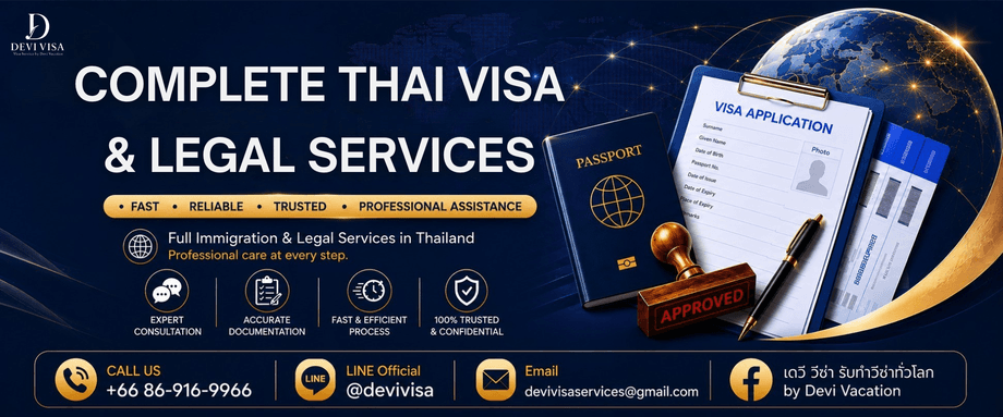Thailand Retirement Visa Services for Foreigners