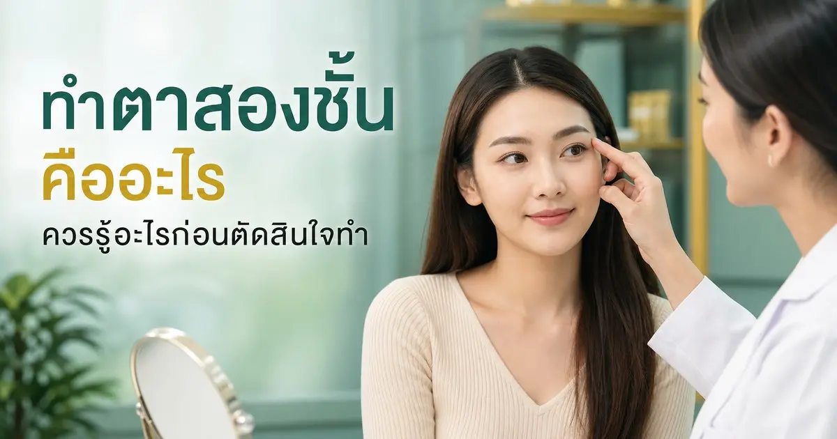 ตาสองชั้น เย็บ vs ผ่า เลือกแบบไหนดี