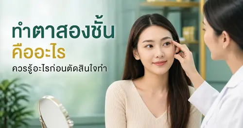 ตาสองชั้น เย็บ vs ผ่า เลือกแบบไหนดี