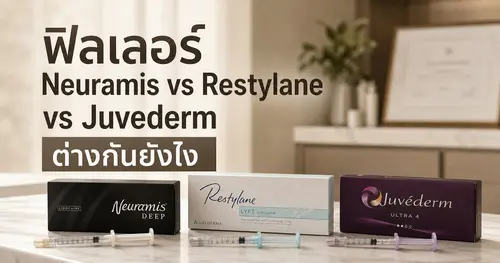ฟิลเลอร์ Neuramis vs Restylane vs Juvederm ต่างกันยังไง