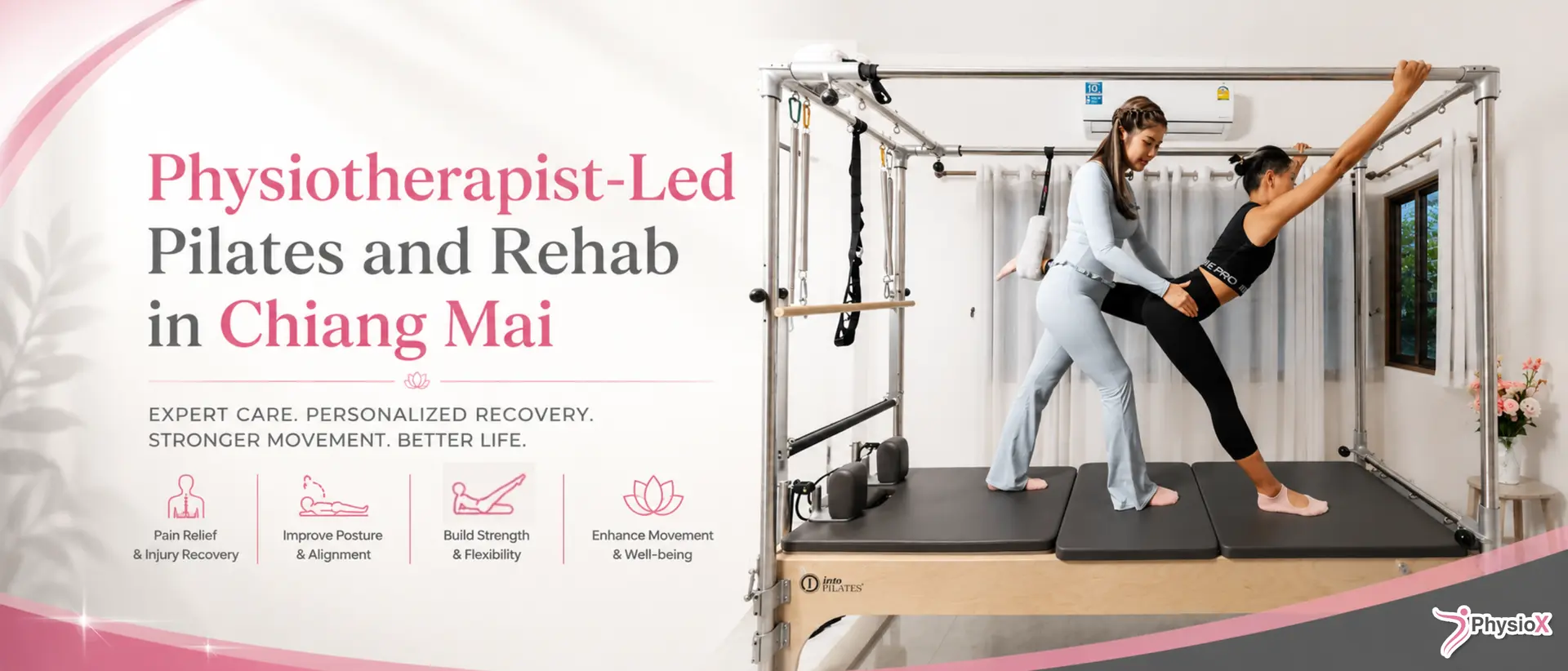 Physio-Led Pilates and Rehab in Chiang Mai